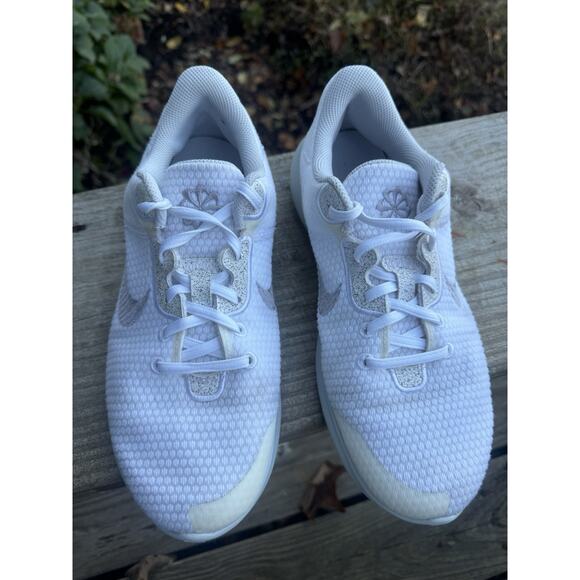 Nike Women's Flex Experience Run 11 Shoes White/Pure Platinum DH8254-100 Sz 10w - Picture 5 of 10